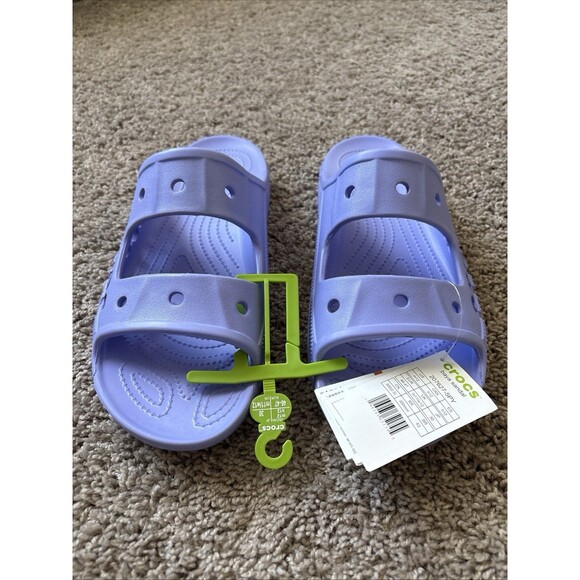Crocs Baya Sandal Violet Lavender Orchid Men Size 12 Adult 207627-5PY New - Picture 1 of 4